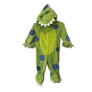 Mini Wear Green Dragon Halloween Costume Front Zipper Toddler 6-9 Months